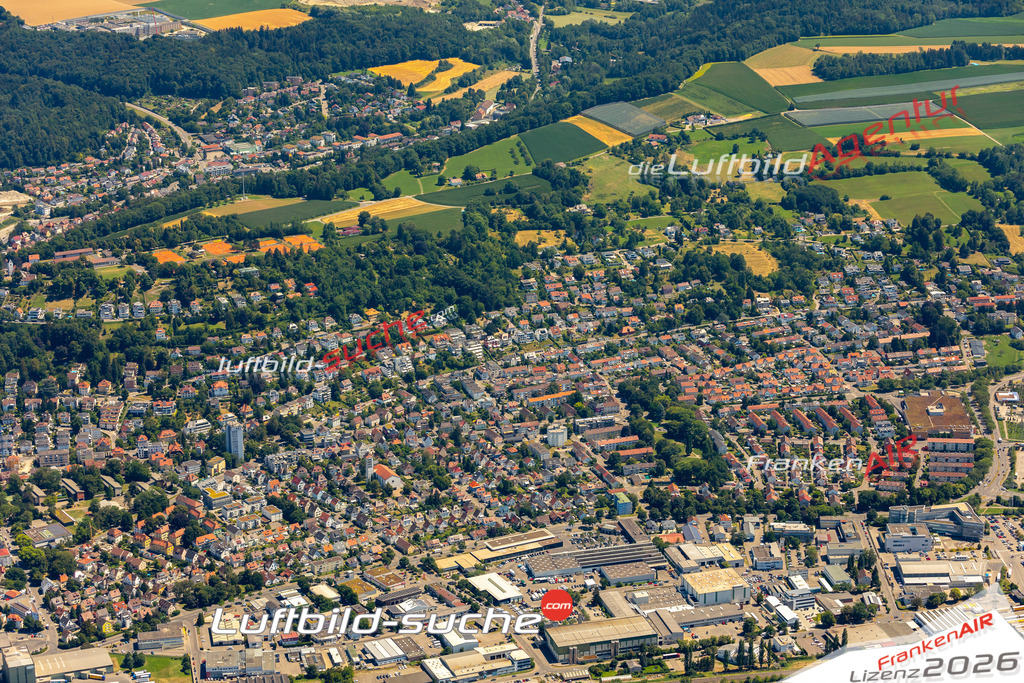 Aktuelles Luftbild von Weißenau Ravensburg - Die Luftaufnahme wurde 2022 mittels UL-Flugzeug erstellt ( keine Drohne ) - hochauflösende Kamera-Systeme von  Canon -Beste Qualität - Für grossformatige Ausdrucke geeignet. Die Geschenkidee !