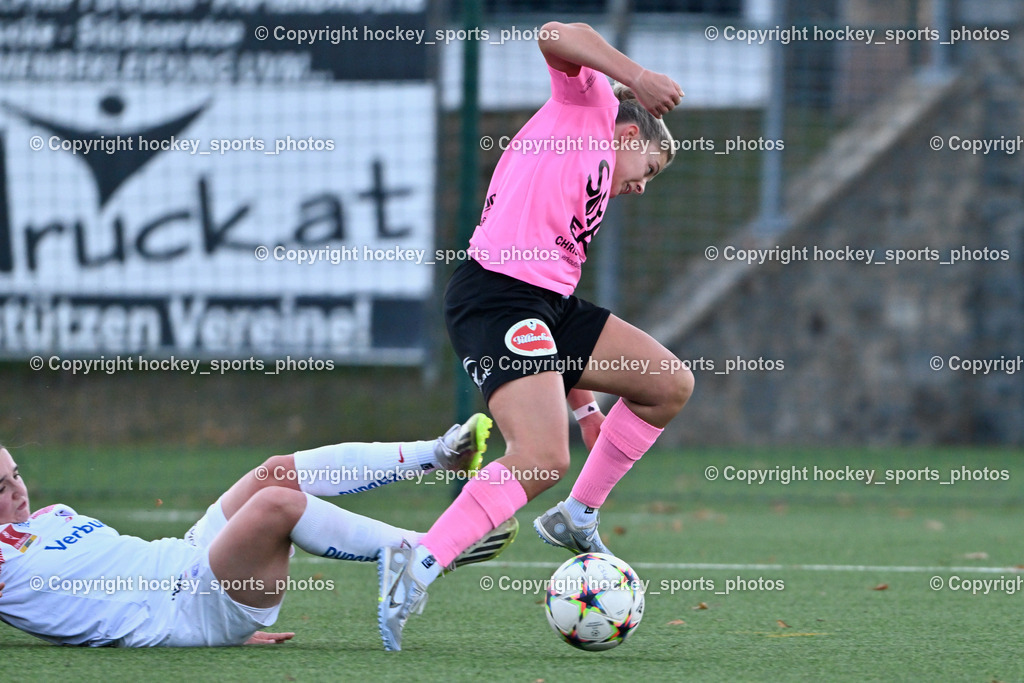 Liwodruck Carinthians Hornets vs. FK Austria Wien Frauen 19.11.2023 | #17 Alexandra Wölkart, #17 Vanessa Kraker