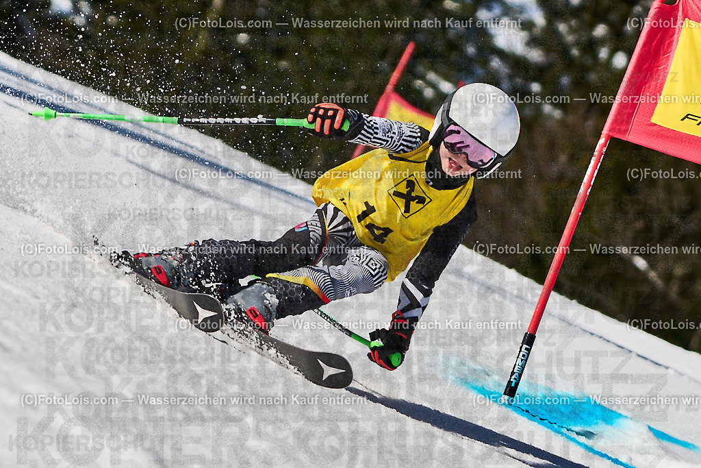ALP4182_Steir-KINDER-LM_RTL_Loser_Kornberger Luis | (C)FotoLois.com, Alois Spandl. SteirerSki KINDER-Cup Riesentorlauf-Landesmeisterschaft am Sandling/Loser in Altaussee, So 25. Februar 2024.