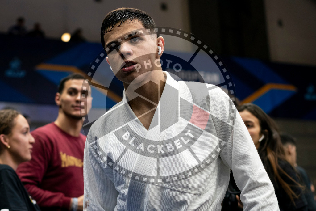 20240121PBB7475 | Fighters compete during the second day of the IBJJF European Championship in Paris, France, on January 21, 2024.