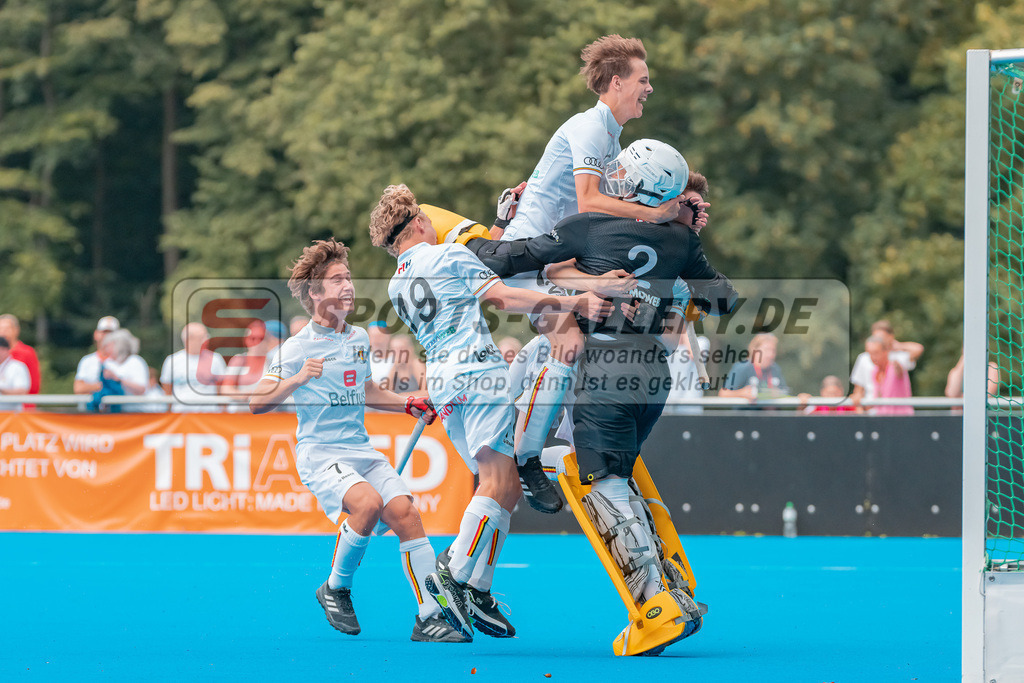 HK_20230715_102383 | Euro Hockey MU18 SF1 Belgium vs Netherlands  Championship Girls &amp; Boys am 15.7.2023 CHTC , Krefeld ,