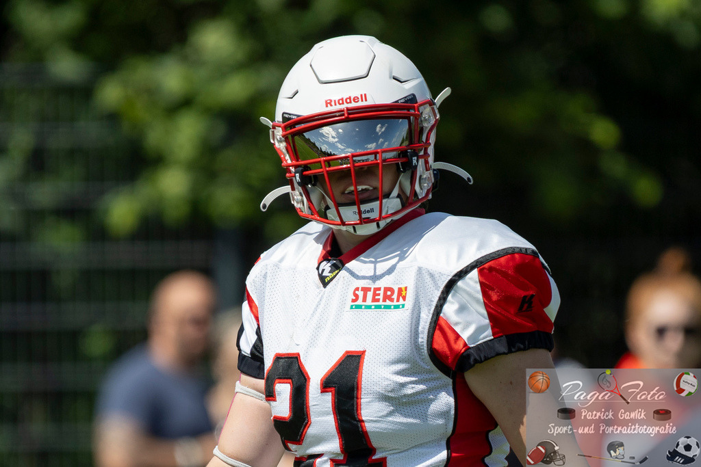 GFLW 1: German Football League Women 1: Rodgau Pioneers Ladies - Stuttgart Scorpions Sisters, 07.06.2026 | Stella Elisa Martin (Stuttgart Scorpions Sisters #21), Freisteller, Portrait / Porträt, Rodgau Pioneers Ladies - Stuttgart Scorpions Sisters, Rodgau, Maingau-Energie-Stadion "Am Weichsee", 7.6.2026 - Realisiert mit Pictrs.com