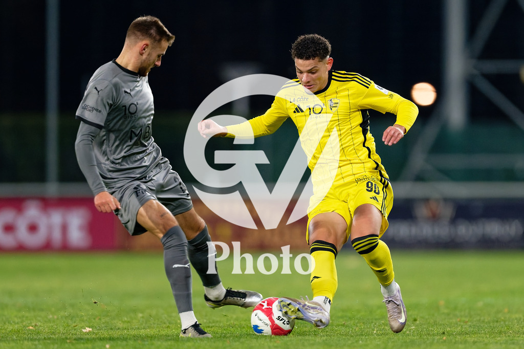 dieci Challenge League - FC Stade Nyonnais v FC Vaduz |  during the dieci Challenge League match between FC Stade Nyonnais and FC Vaduz at Centre sportif de Colovray in Nyon, Switzerland