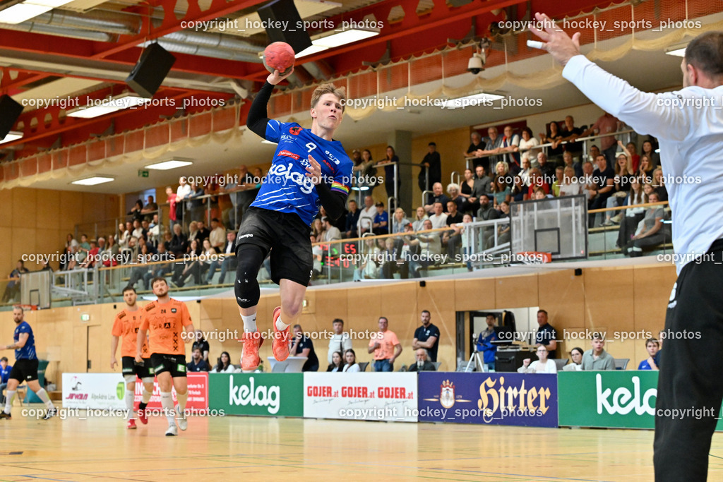 SC Ferlach vs. HSG Holding Graz | #9 SAGER Nico SC Ferlach,SC Ferlach vs. HSG Holding Graz, SC Ferlach vs. HSG Holding Graz am 24.05.2025 in Ferlach (Ballspielhalle Ferlach), Austria, (Photo by Bernd Stefan)