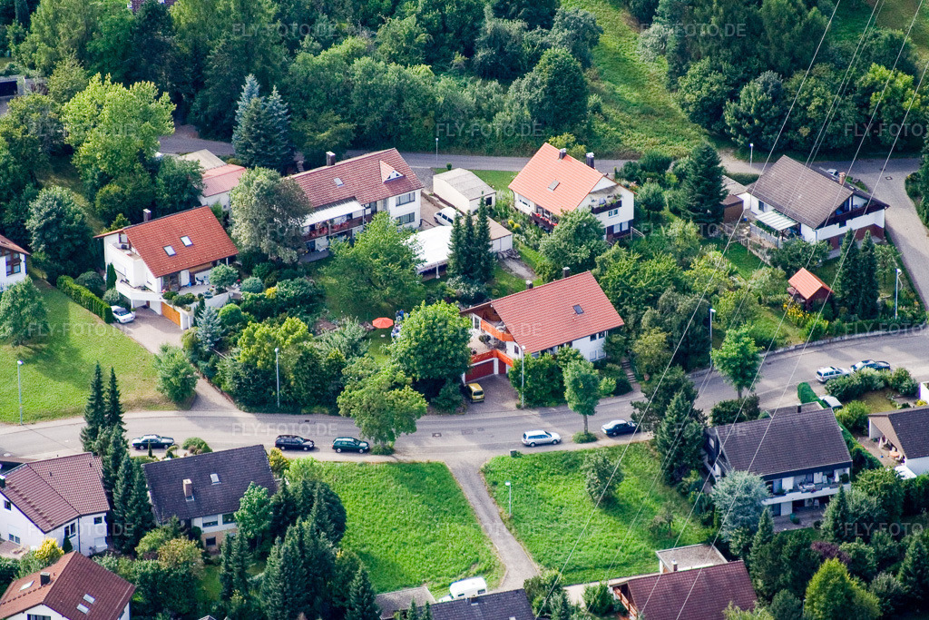 Luftbild: Ehbühl, Kirchhalde in Herrenberg im Bundesland Baden-Württemberg in Deutschland. Foto: IMG_12223.jpg vom 02.08.2008 durch Werner Riehm/FLY-FOTO.de