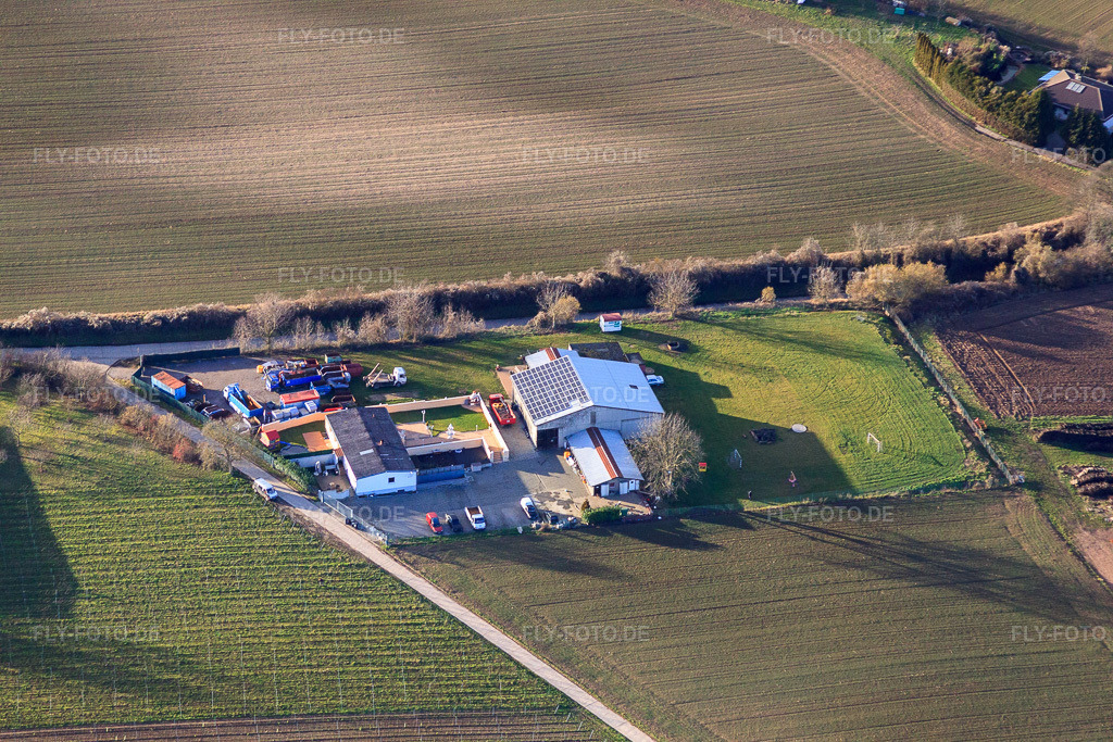 Luftbild: Steel-Men im Ortsteil Ingenheim in Billigheim-Ingenheim im Bundesland Rheinland-Pfalz in Deutschland. Foto: IMG_61871.jpg vom 28.01.2014 durch Werner Riehm/FLY-FOTO.deAuflösung des Originals: 4752 x 3168 pxSteel-Men GmbH