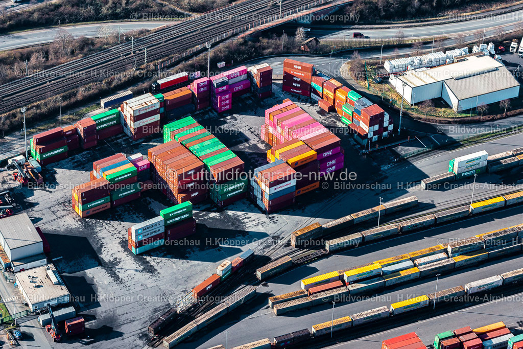Luftbilder Neuss -6708 | Luftbild Containerterminal im Containerhafen des Binnenhafen in Neuss - Realisiert mit Pictrs.com
