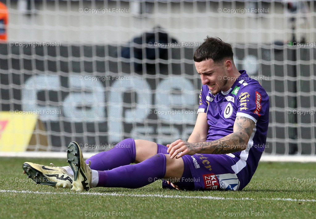 A_LUI_25022024_03 | SPORT,FUSSBALL, ADMIRAL BUNDESLIGA AUSTRIA KLAGENFURT - BLAU WEISS LINZ 25.02.2024 IM BILD :SINAN KRAWEINA  (KLAGENFURT)  ) FOTO:FOTOLUIMW