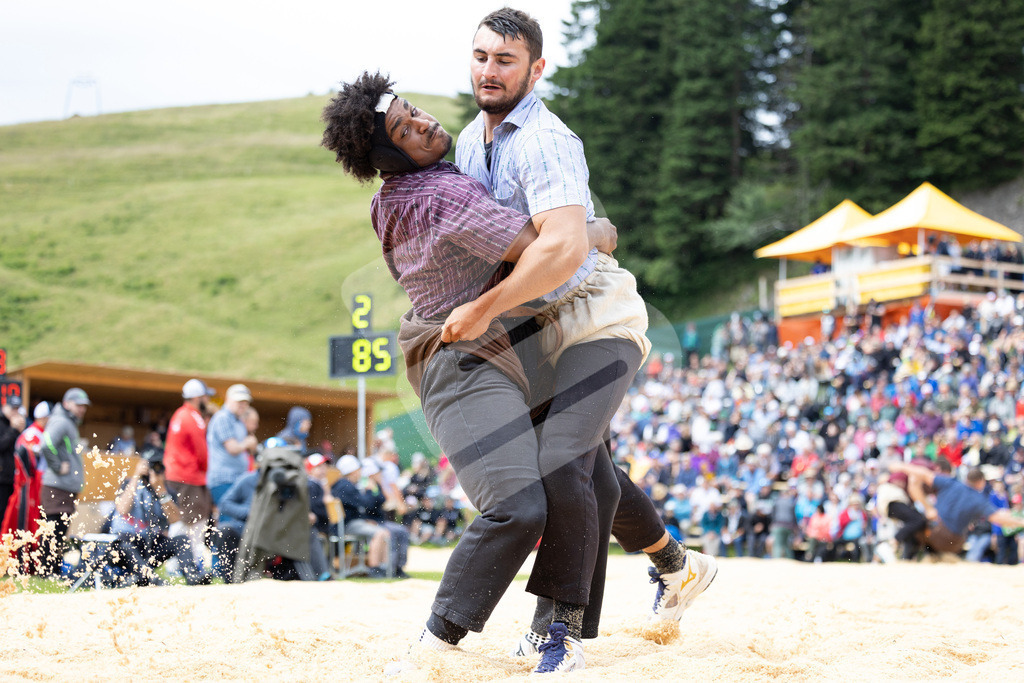 Rigi2025_0774 | Die Schwinger des Schwyzer Kantonalen Schwingerverbandes: Fotos, die Dynamik und Leidenschaft festhalten, sowie emotionale Momente aus dem traditionellen Schwingsport zeigen. - Realisiert mit Pictrs.com