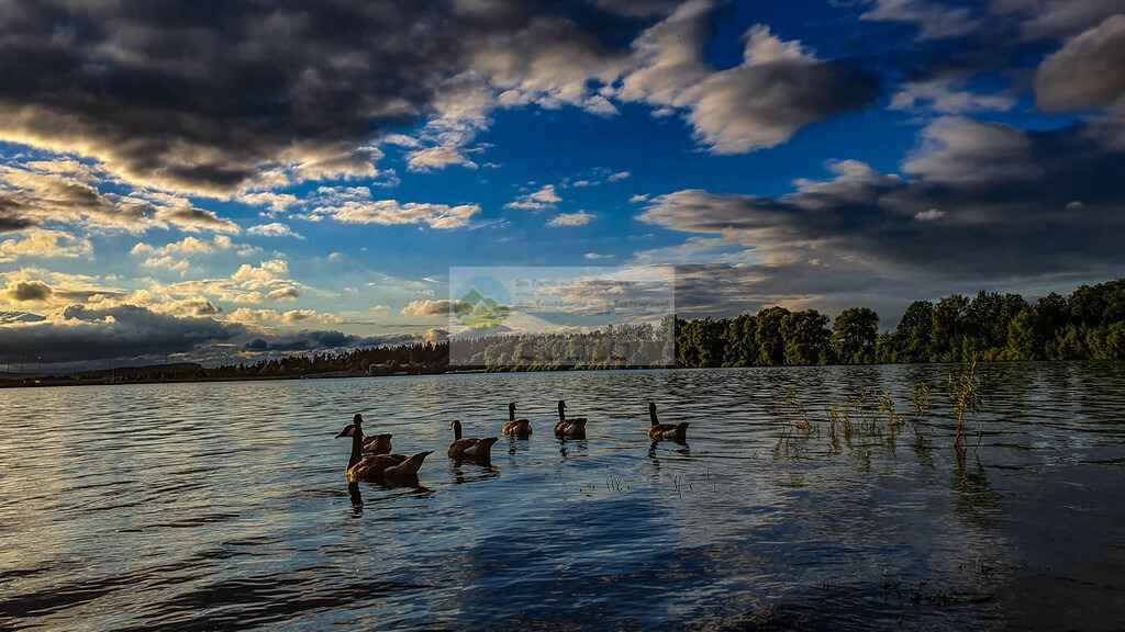 Sonnenuntergang am Förmitzspeicher | Impressionen rund um Hochfranken - Frankenwald - Fichtelgebirge - Realisiert mit Pictrs.com