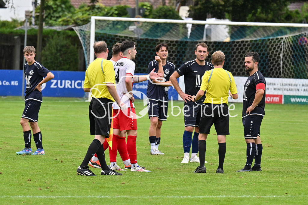 BC Aichach - FC Affing | Strittige Szene nach dem 2-2