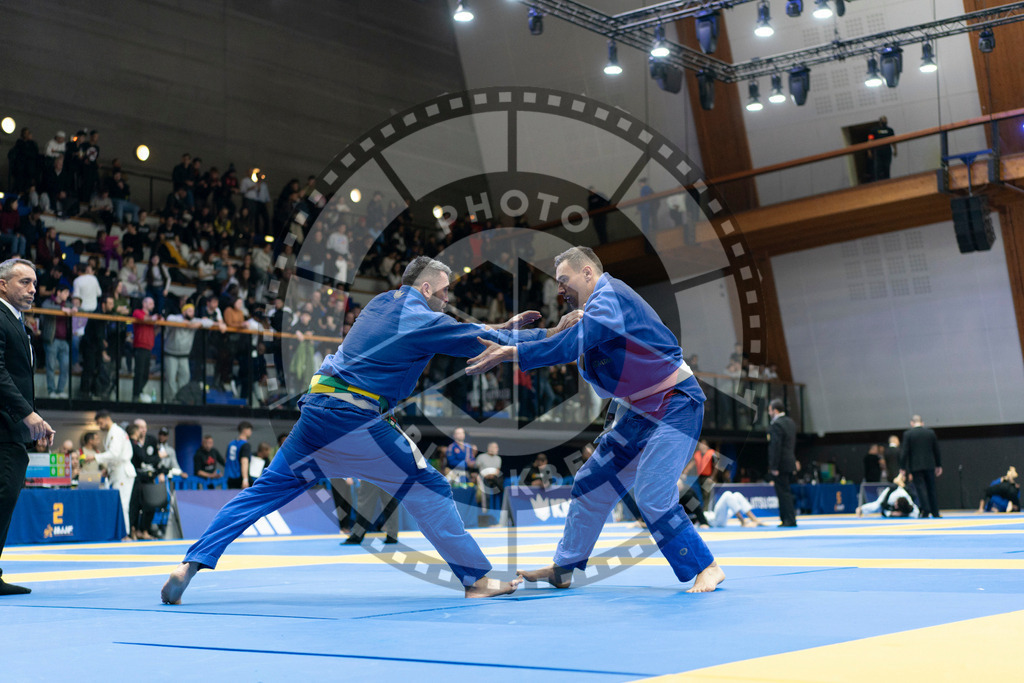 20240119PBB2558 | Fighters compete during the IBJJF European Championship in Paris, France, on January 19, 2024.