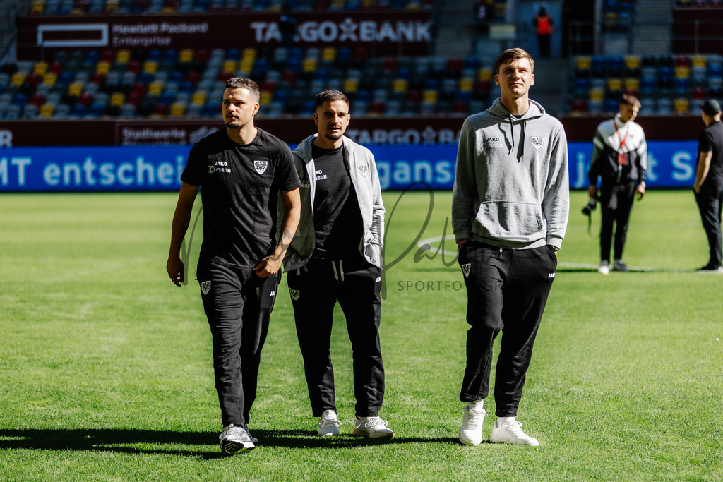 2. Bundesliga, Saison 2024/25, 28. Spieltag: Fortuna Düsseldorf - SC Preußen Münster | Düsseldorf, 05.04.2025: 2. Bundesliga, 28. Spieltag, Fortuna Düsseldorf gegen SC Preußen Münster in der Merkur Spiel-Arena in Düsseldorf. Foto: sportfotografie.ms | Markus Paletta - Realisiert mit Pictrs.com