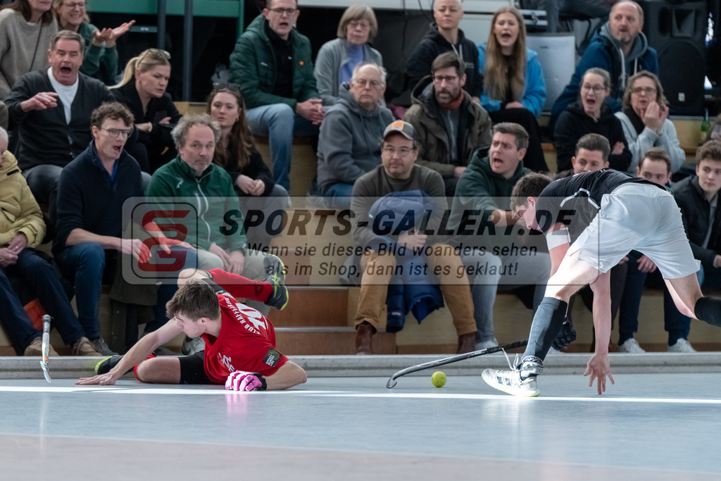 HK_20250202_102419 | 2. Bundesliga Halle Herren Club Raffelberg - Schwarz Weiss Köln am 2.2.2025 Halle am Raffelberg, Duisburg ,