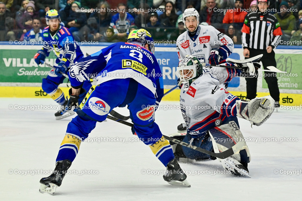 EC IDM Wärmepumpen VSV vs. Hydro Fehervar AV19  | #2 MACPHERSON Dylan EC VSV, #35 Horvath Dominik HYDRO FEHERVAR, #51 Campbell Timothy HYDRO FEHERVAR, EC IDM Wärmepumpen VSV vs. Hydro Fehervar AV19 , EC IDM Wärmepumpen VSV vs. Hydro Fehervar AV19  am 01.01.2025 in Villach (Stadthalle Villach), Austria, (Photo by Bernd Stefan)