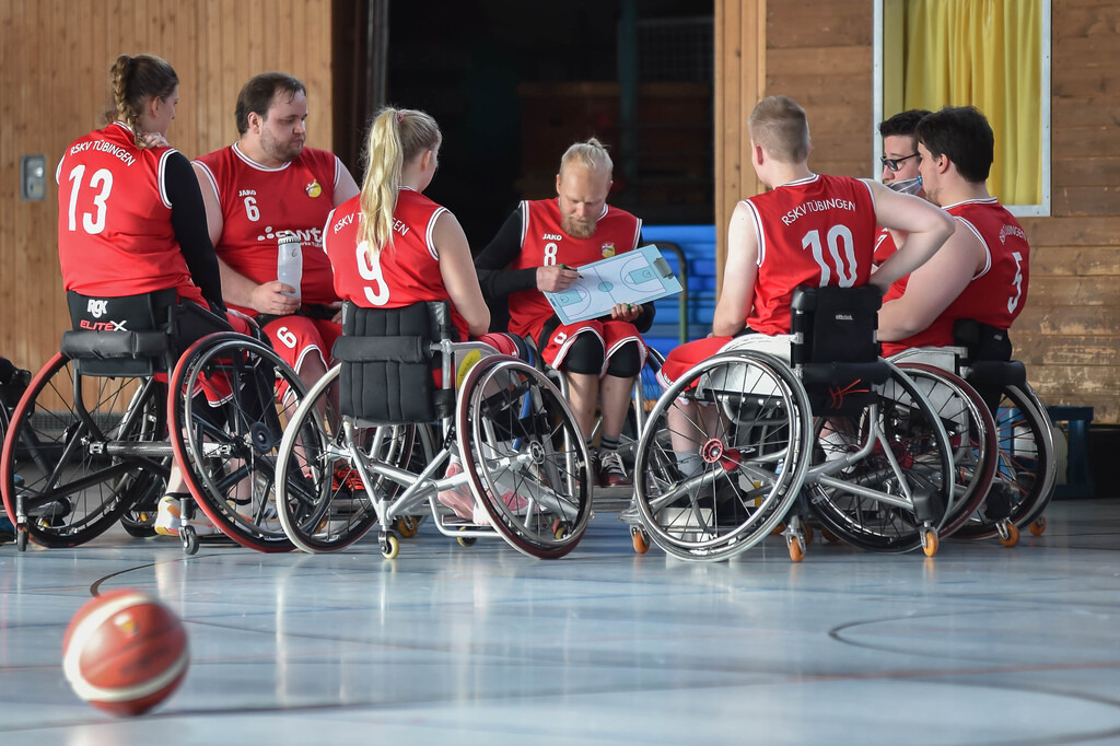 2024-11-23-0316 | RSKV Tuebingen vs. Alba Berlin, Rollstuhlbasketball, 2. Bundesliga Sued, 5. Spieltag, Saison 2024/2025, 23.11.2024, Foto: Ralph Kunze - Realisiert mit Pictrs.com