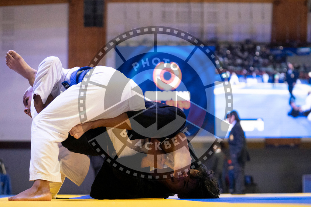 20240119PBB1655 | Fighters compete during the IBJJF European Championship in Paris, France, on January 19, 2024.