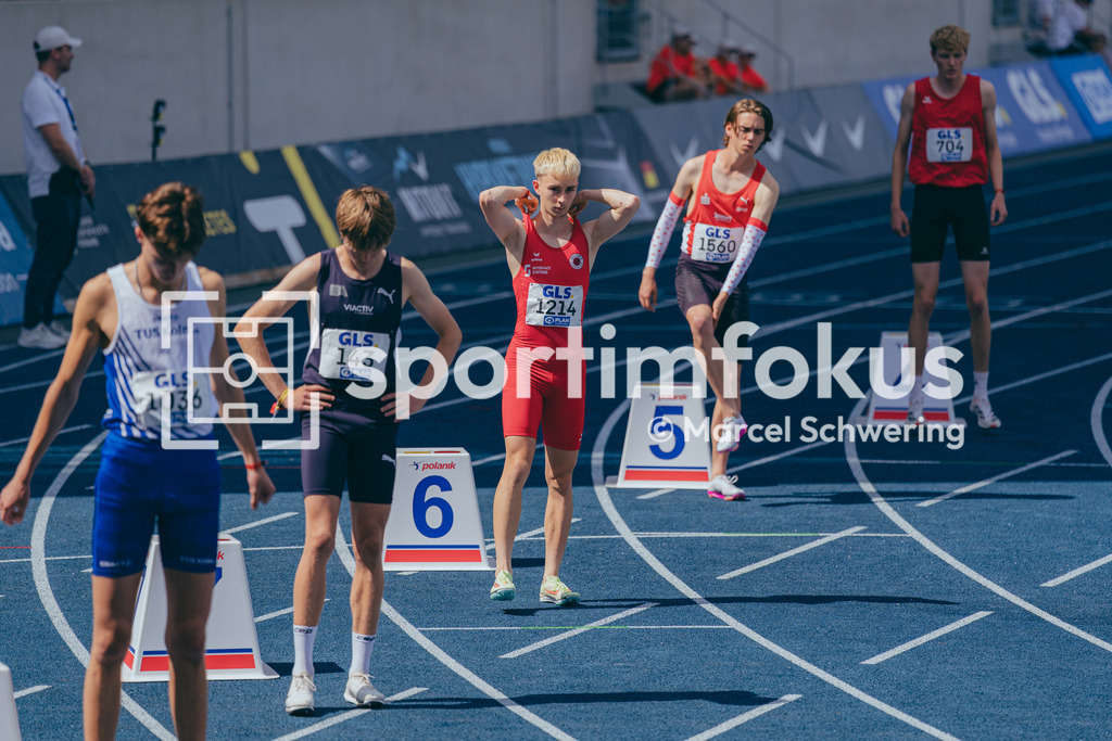 Deutsche Meisterschaften U20 / U16 2026 | Lennox Gyulai, Dresdner SC 1898, 1214, 800-Meter-Lauf, Finale,Deutsche Meisterschaften der U20 &amp; U16 2026, Lohrheidestadion Bochum-Wattenscheid, 12.07.2026. Foto: Marcel Schwering / sportimfokus - Realisiert mit Pictrs.com