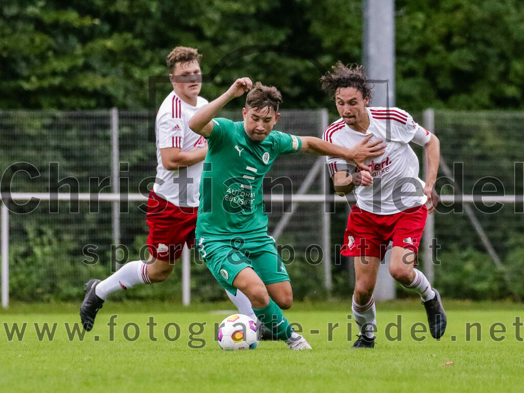 2023-08-26_107_TSV_Ebersberg_gegen_TSV_Oberpframmern | Ebersberg, Deutschland, 26.08.2023:
Fußball, Kreisliga 2023 / 2024, 2. Spieltag, TSV 1877 Ebersberg gegen TSV Oberpframmern, Endergebnis: 5:1



Foto: Christian Riedel / fotografie-riedel.net