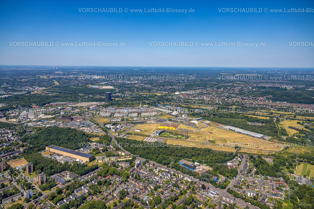 Oberhausen230704651 | Luftbild, Westfield Centro Einkaufszentrum, Neue Mitte, Topgolf Anlage, Borbeck, Oberhausen, Ruhrgebiet, Nordrhein-Westfalen, Deutschland