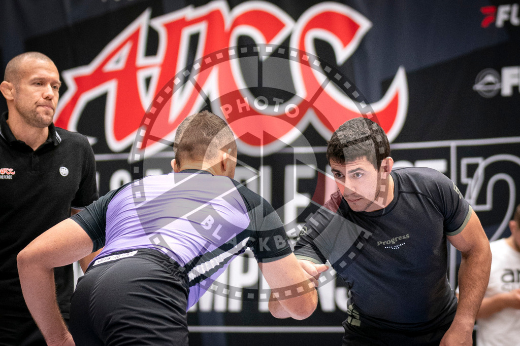 20230916PBB1957 | Fighters compete during the grappling tournement ADCC Trials (European, Middle East and African Championship) in Warsaw, Poland, on September 16, 2023.