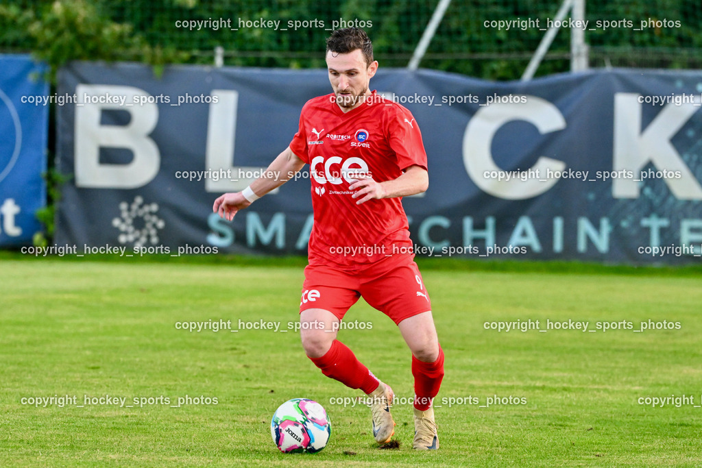 SAK vs. SC St. Veit | #9 Julian Brandstätter SC St. Veit, SAK vs. SC St. Veit, SAK vs. SC St. Veit am 19.09.2025 in Klagenfurt (Sportpark Welzenegg), Austria, (Photo by Bernd Stefan)