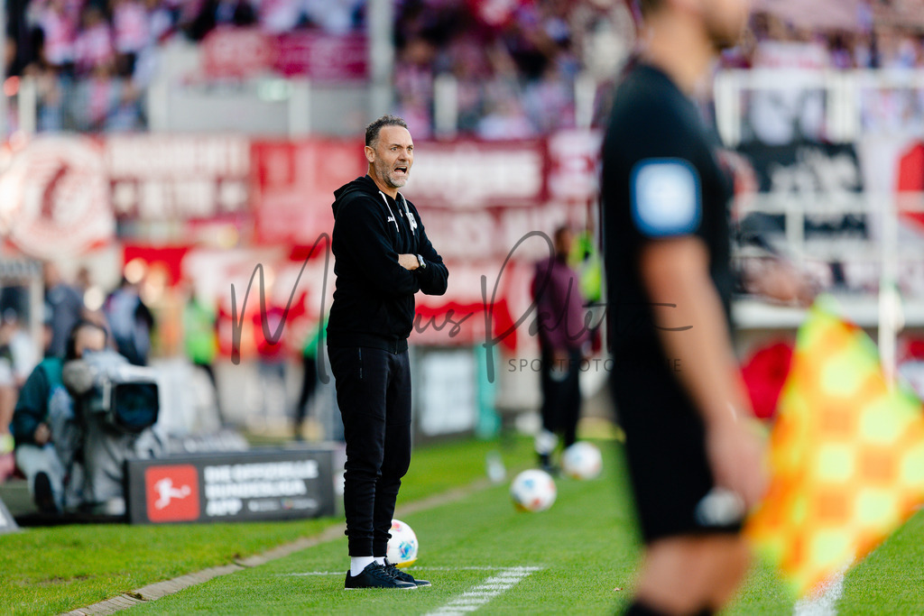 2. Bundesliga, Saison 2025/26, 5. Spieltag : SC Preußen Münster - Fortuna Düsseldorf | Münster, 14.09.2025: 2. Bundesliga, 5. Spieltag, SC Preußen Münster gegen Fortuna Düsseldorf im LVM-Preußenstadion in Münster. Foto: sportfotografie.ms | Markus Paletta - Realisiert mit Pictrs.com