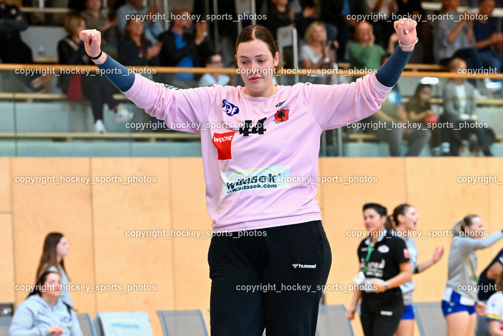 SC Ferlach vs. Sport Lisboa Benfica 30.9.2023 | #44 ROGANOVIC Andjela SC Ferlach, SC Ferlach vs. Sport Lisboa Benfica 30.9.2023, SC Ferlach vs. Sport Lisboa Benfica am 30.09.2023 in Ferlach (Ballspielhalle Ferlach), Austria, (Photo by Bernd Stefan)
