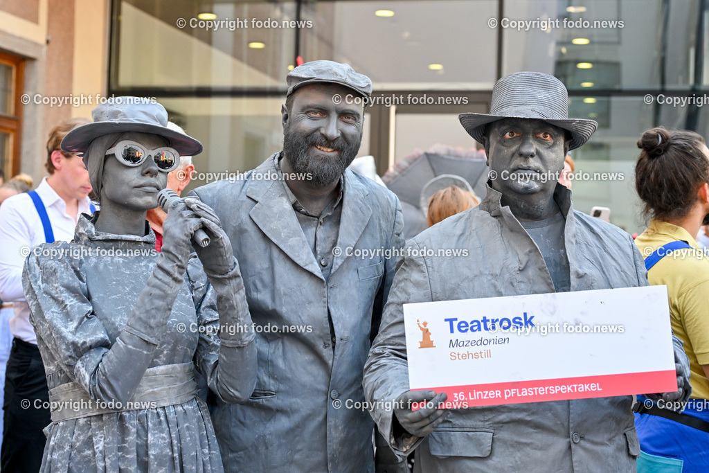 Pflasterspektakel_ 36. Linzer Pflasterspektakel 2024_ 18.07.2024-15 | 18.07.2023, Linz, AUT, 36. Linzer Pflasterspektakel 2024, im Bild diverse Kuenstler