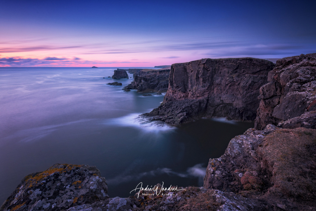 Blaue Stunde an der Shetland Küste | Andre Wandrei - Nature Artworx - Realisiert mit Pictrs.com
