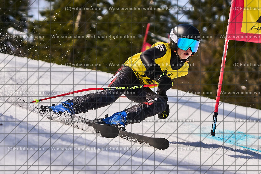 ALP6169_Steir-KINDER-LM_RTL_Loser_Koenig Paul | (C)FotoLois.com, Alois Spandl. SteirerSki KINDER-Cup Riesentorlauf-Landesmeisterschaft am Sandling/Loser in Altaussee, So 25. Februar 2024.