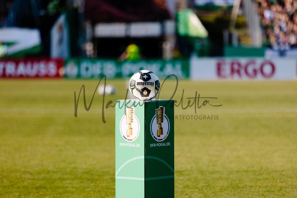 DFB-Pokal 2025/2026, 1. Runde: SC Preußen Münster - Hertha BSC Berlin | Münster, 18.08.2025: DFB-Pokal 2025/2026, 1. Runde, SC Preußen Münster gegen Hertha BSC Berlin im LVM-Preußenstadion in Münster.(Foto: sportfotografie.ms | Markus Paletta) - Realisiert mit Pictrs.com