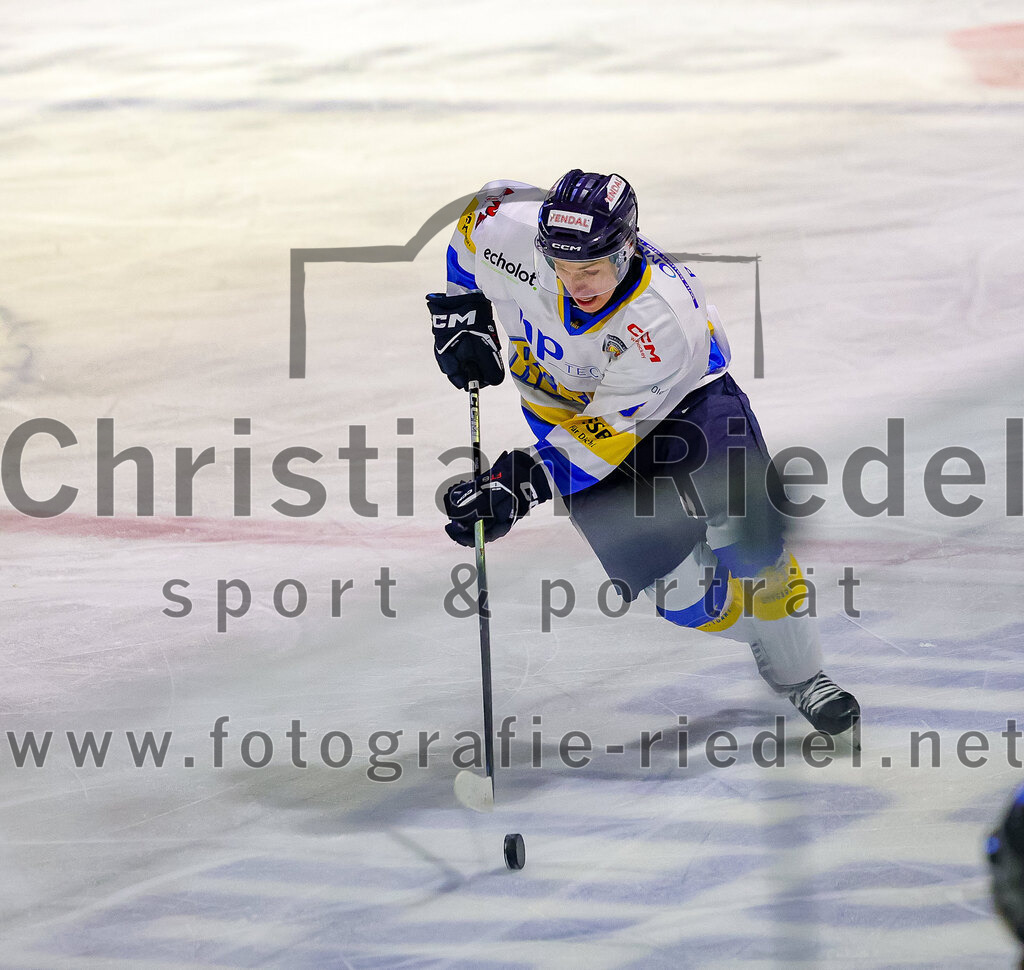 2025-12-05_058_TSV_Erding_gegen_Stuttgart_Rebels | Erding, Deutschland, 05.12.2025:Eishockey, Oberliga Süd 2025 / 2026, 23. Spieltag, TSV Erding gegen Stuttgart Rebels, Endergebnis: 5:6Foto: Christian Riedel / fotografie-riedel.net