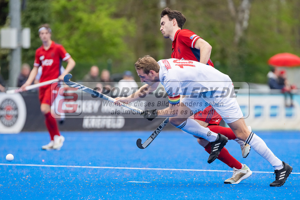 HK_20230422_107146 | 1. Bundesliga Herren Crefelder HTC - Düsseldorfer HC am 22.4.2023 Krefelder HTC ( CHTC ), Krefeld , Niklas Wellen ( Crefelder HTC 10 )