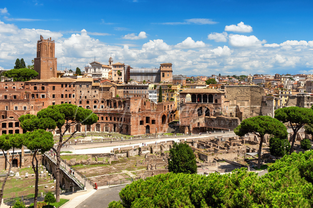 Piazza Foro Traiano | Blick auf die Piazza Foro Traiano