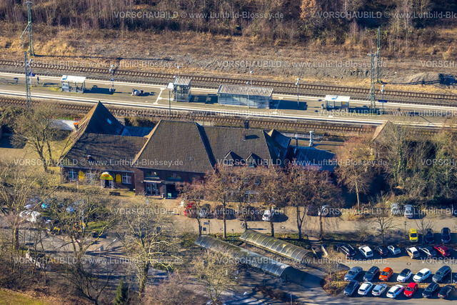 Luenen230203875 | Luftbild, Preussen Bahnhof, Lünen, Ruhrgebiet, Nordrhein-Westfalen, Deutschland