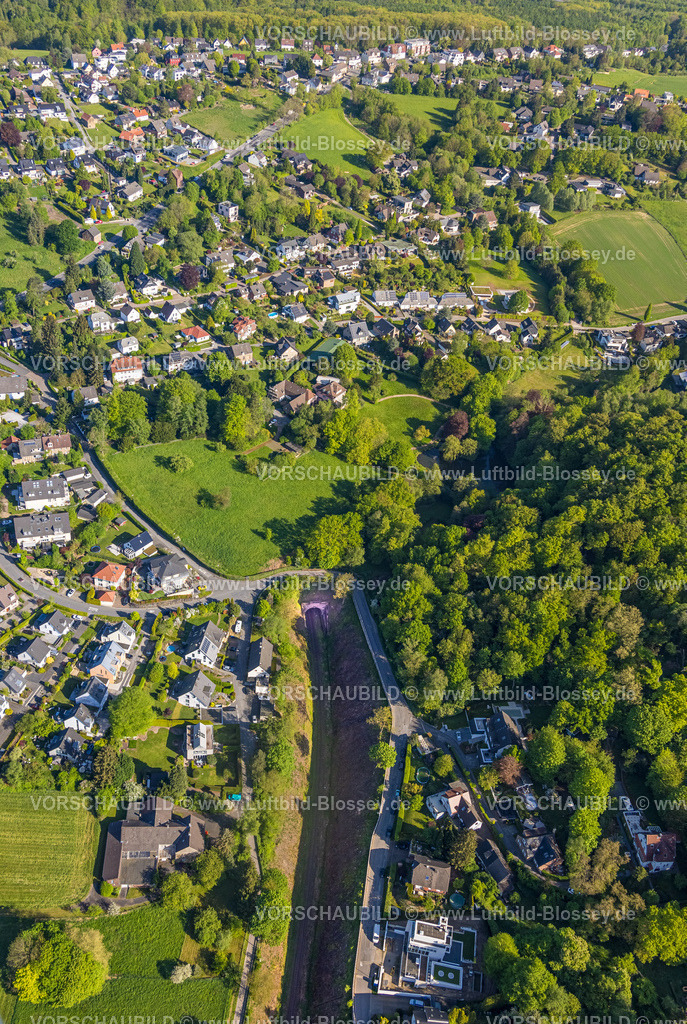 Herdecke240503018 | Luftbild, Wohngebiet Weg Zur Schanze, Waldweg, Ahlenberg, Herdecke, Ruhrgebiet, Nordrhein-Westfalen, Deutschland