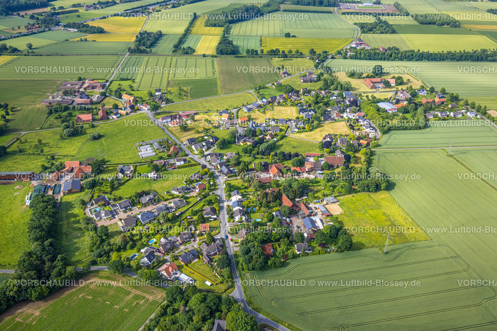 Hamm220602205 | Luftbild, Ortsansicht Osttünnen, Rhynern, Hamm, Ruhrgebiet, Nordrhein-Westfalen, Deutschland