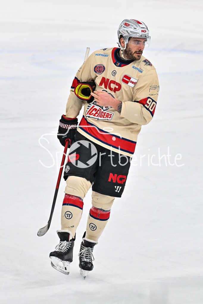 ERC Ingolstadt - Nuernberg Ice Tigers | im Bild Constantin BRAUN (Nuernberg Ice Tigers 90) / Einzelfoto / Freisteller / DEL: ERC Ingolstadt - Nuernberg Ice Tigers, Saturn-Arena am 26.03.2025