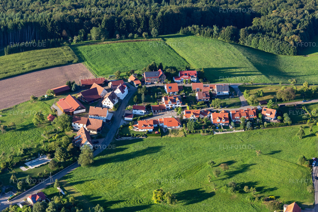 Luftbild: Freizeitzentrum - Vergnügungspark Ort: Familienferienstätte Haus Lutzenberg e.V im Ortsteil Lutzenberg in Althütte im Bundesland Baden-Württemberg in Deutschland.Foto: IMG_093618.jpg vom 22.08.2016 durch Werner Riehm/FLY-FOTO.de