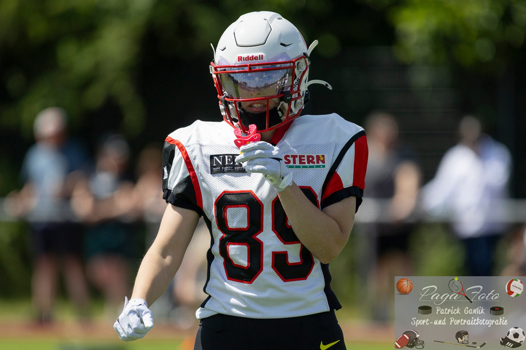 GFLW 1: German Football League Women 1: Rodgau Pioneers Ladies - Stuttgart Scorpions Sisters, 07.06.2026 | Franziska Schaller (Stuttgart Scorpions Sisters #89), Freisteller, Portrait / Porträt, Rodgau Pioneers Ladies - Stuttgart Scorpions Sisters, Rodgau, Maingau-Energie-Stadion "Am Weichsee", 7.6.2026 - Realisiert mit Pictrs.com