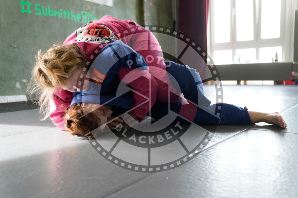 20240413PBB6057 | Fighters compete during the Grapplethon 24hours of rolling for a reason in Hamburg, Germany, on April 13, 2024.