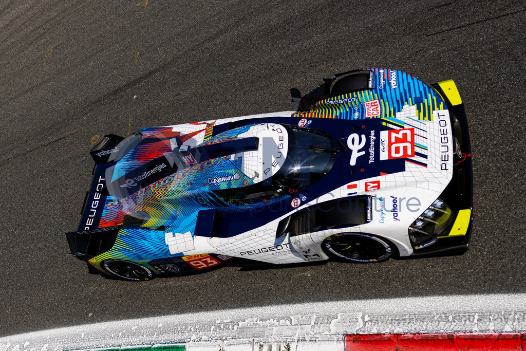 Trainproduction-20230708-0153 | MONZA,ITALY,08.Jul.23 - MOTORSPORTS - WEC, FIA World Endurance Championships, 6h of Monza, Autodromo Monza. Image shows Paul Di Resta (GBR), Mikkel Jense (DEN) and Jean-Eric Vergne (FRA/ Peugeot Totalenergies). Photo: Trainproduction / Matthias Trinkl