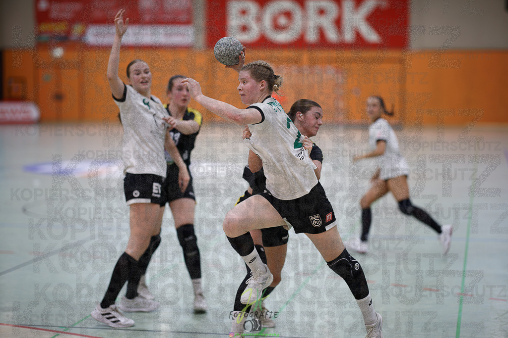 Quali-Turnier JBL wJA; Frisch Auf Göppingen - HC Rödertal | Quali-Turnier JBL wJA; Frisch Auf Göppingen - HC Rödertal am 31.05.2025 in Oberkleen (Weidig-Halle)Photo © 2025 - Jörg Heinrich - Realisiert mit Pictrs.com