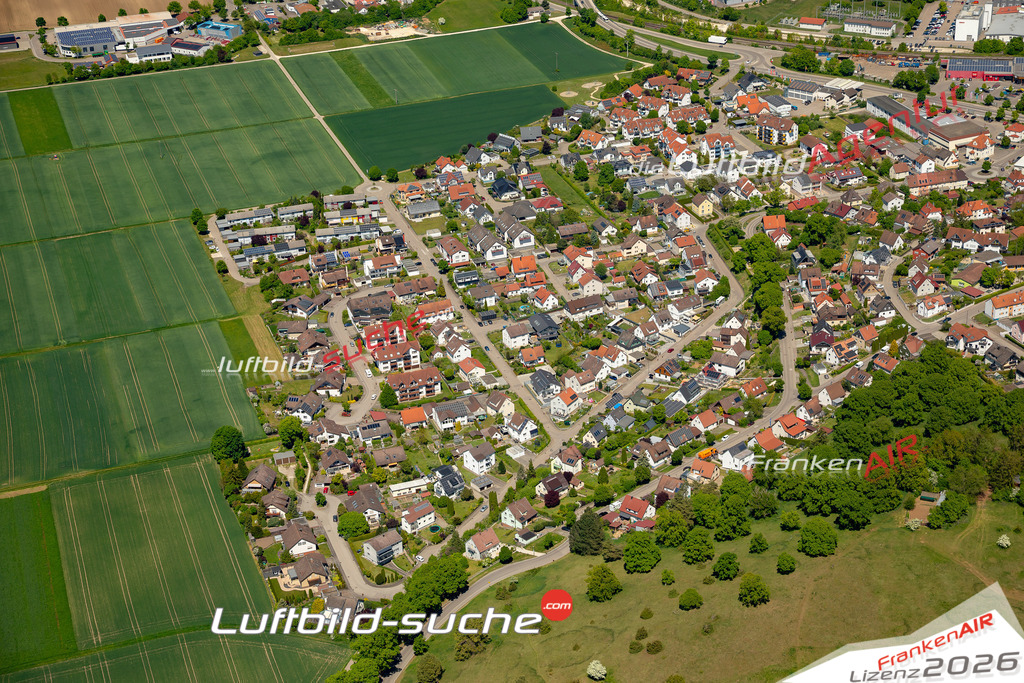 Luftaufnahme von  Herbrechtingen - Die Luftaufnahme wurde 2025 vom UL-Flugzeug heraus erstellt ( keine Drohne ) - Hochauflösende Luftaufnahme - für professionelle Ausdrucke geeignet. Die Geschenkidee !Mit Lizenz und Bildrechte bestellbar