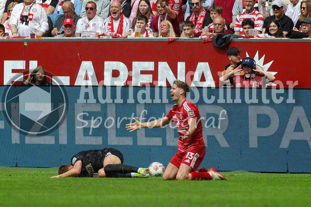 10.05.2026, GER, Fussball, Herren, 2. BL, Saison 2025/2026, Fortuna Düsseldorf - SV Elversberg | Cederic Itten gestikuliert, Gestik