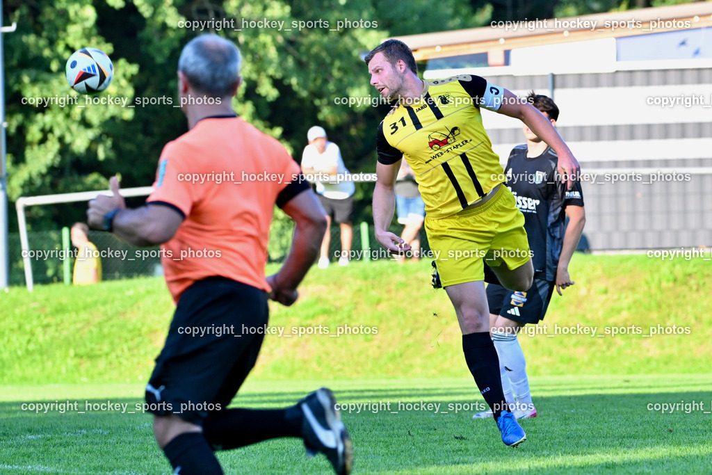 SV Arnoldstein vs. URC Thal Assling | #31 Roman Binter SV Arnoldstein, SV Arnoldstein vs. URC Thal Assling, SV Arnoldstein vs. URC Thal Assling am 09.08.2025 in Arnoldstein (Waldparkstadion Arnoldstein), Austria, (Photo by Bernd Stefan)