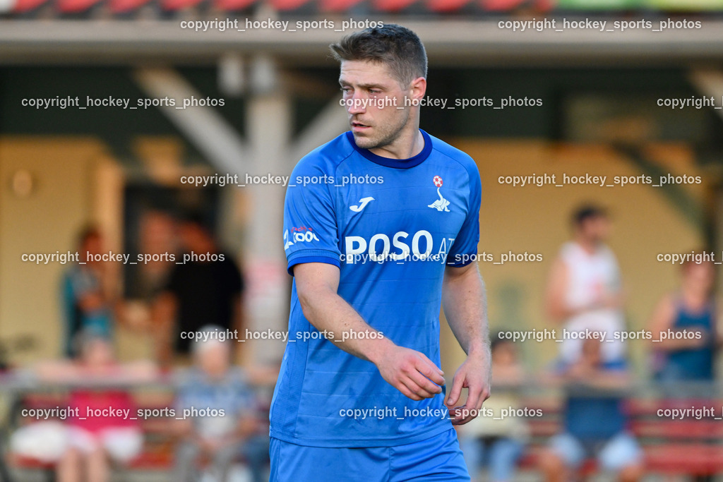 SV St.Jakob vs. SAK | #14 Nace Erzen SAK, SV St.Jakob vs. SAK, SV St.Jakob vs. SAK am 23.08.2024 in St. Jakob im Rosenthal (Sportplatz St. Jakob), Austria, (Photo by Bernd Stefan)