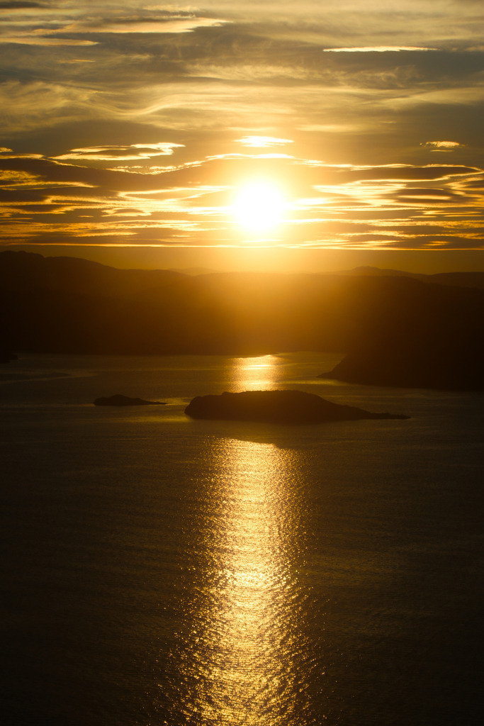 Sonnenuntergang über den Fjorden | Landschaftsbilder-MV - Realisiert mit Pictrs.com