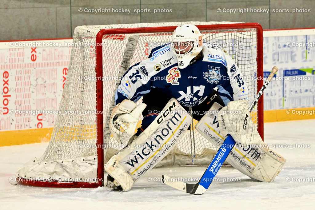 ESV FERLACH vs. ESC SOCCERZONE STEINDORF | #35 Mayronig Marco ESC Steindorf, ESV FERLACH vs. ESC SOCCERZONE STEINDORF, ESV FERLACH vs. ESC SOCCERZONE STEINDORF am 22.11.2024 in Ferlach (Eishalle Ferlach ), Austria, (Photo by Bernd Stefan)